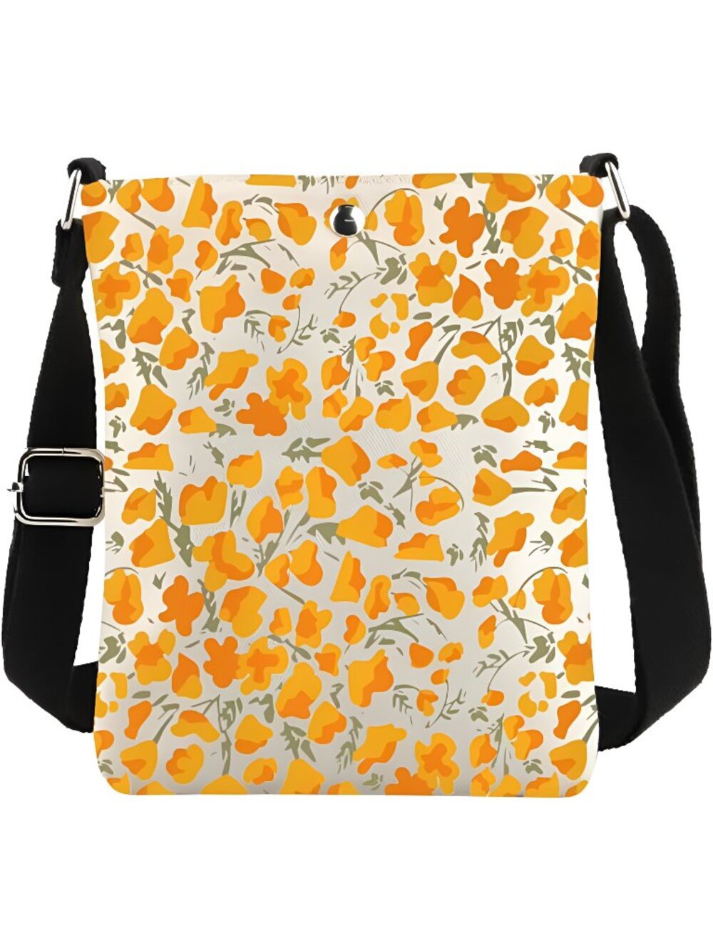 California Poppy Crossbody Bag California Cross Body Bag California State